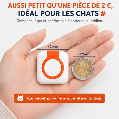 Traceur GPS 4G pour chat BuddyOra C08 avec Bip et LED | BuddyOra