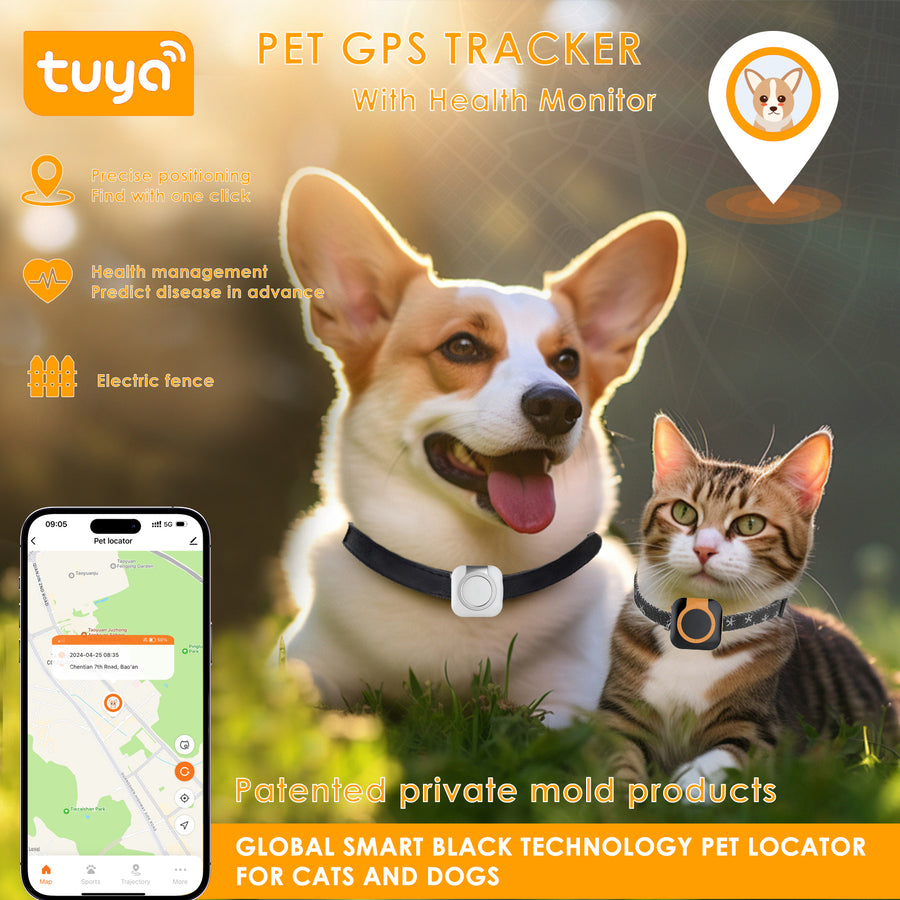 GPS Tracker Collar for Dogs & Cats