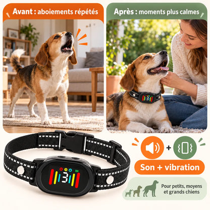Intelligentes Anti-Bell-Halsband ohne Stromschlag | BuddyOra PD216V