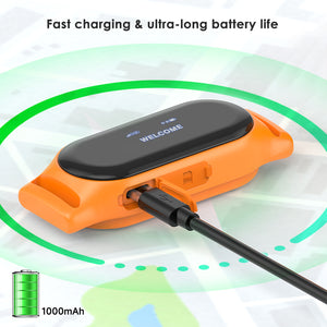 Collier GPS chien anti-fugue avec écran numérique intégré