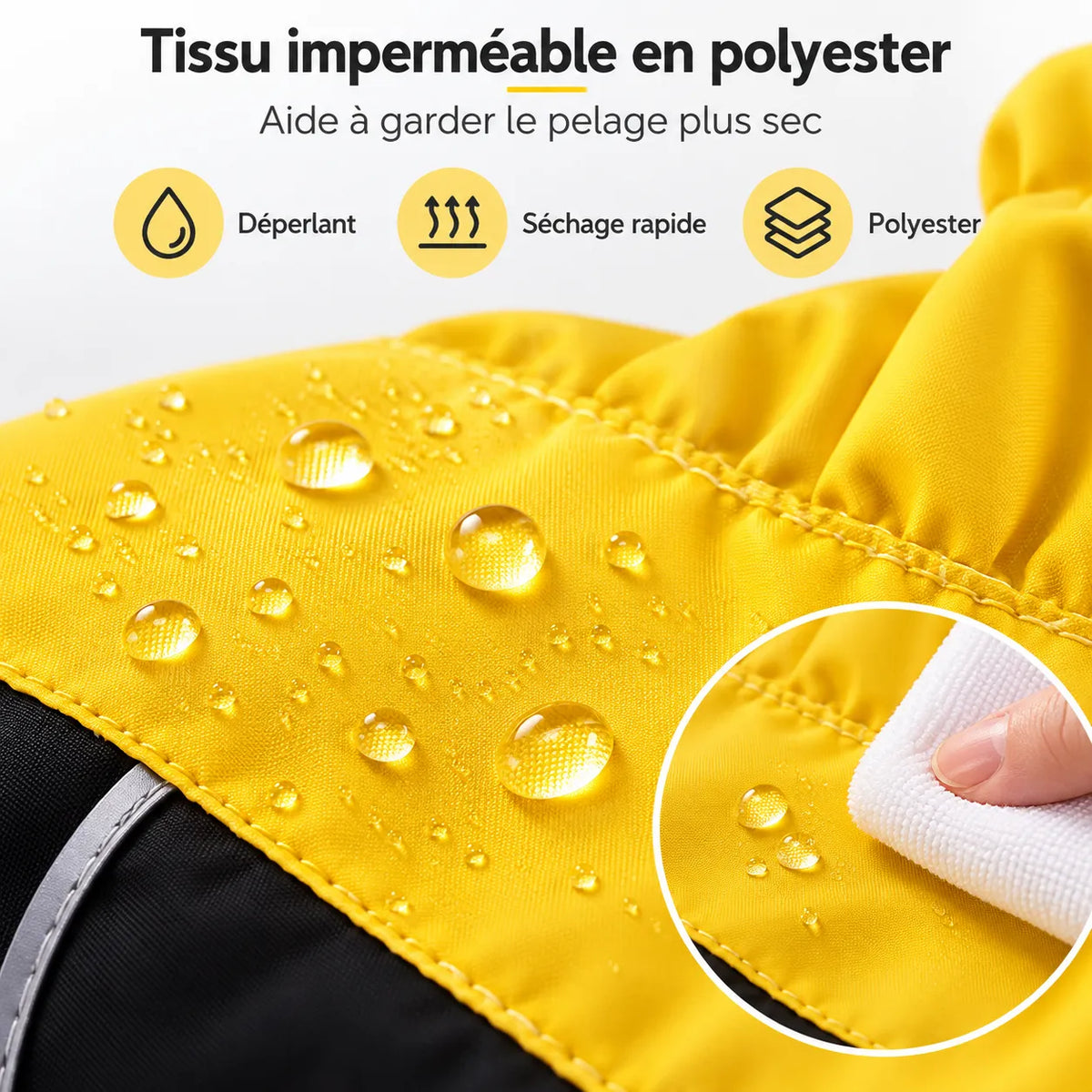 Imperméable 4 pattes pour chien - Pluie, boue et balades du quotidien