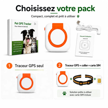 Traceur GPS 4G pour chat BuddyOra C08 avec Bip et LED | BuddyOra