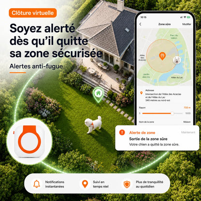 Traceur GPS 4G pour chat BuddyOra C08 avec Bip et LED | BuddyOra